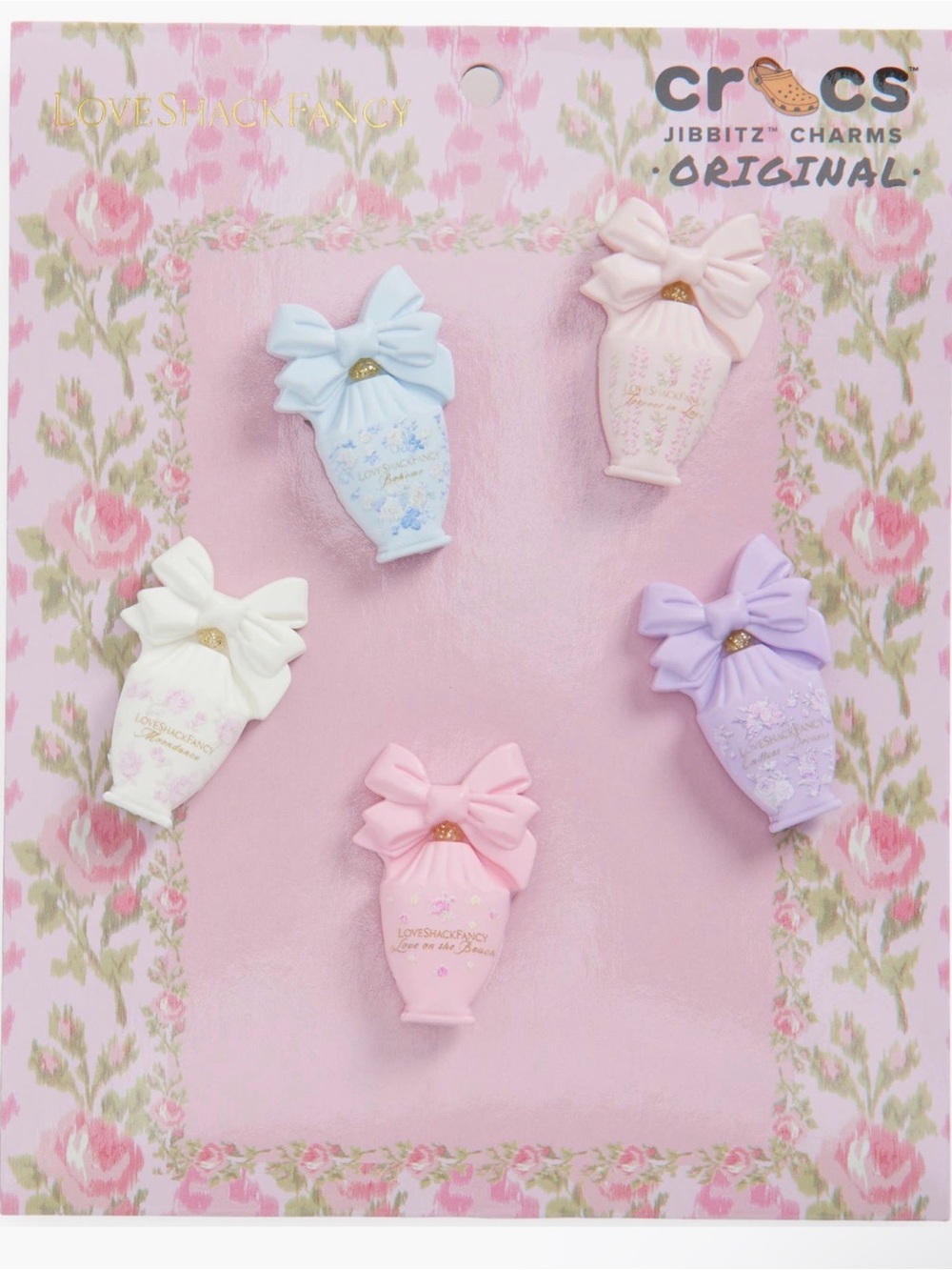 LOVESHACKFANCY X CROCS Pastel Bow Jibbitz Charms